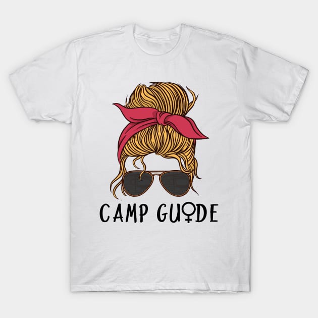 Camp Guide Feminist Women's Rights Empower Women Symbol T-Shirt by Little Duck Designs